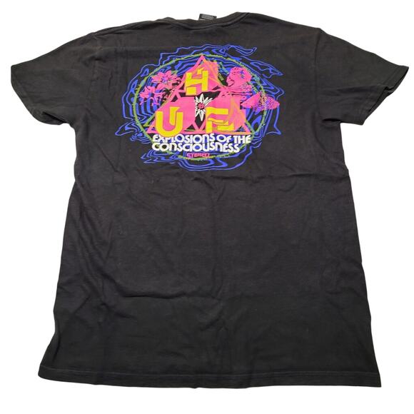 HUF Worldwide T-Shirt Black T-Shirt Explosions of the Consciousness Men's Small - Picture 1 of 7